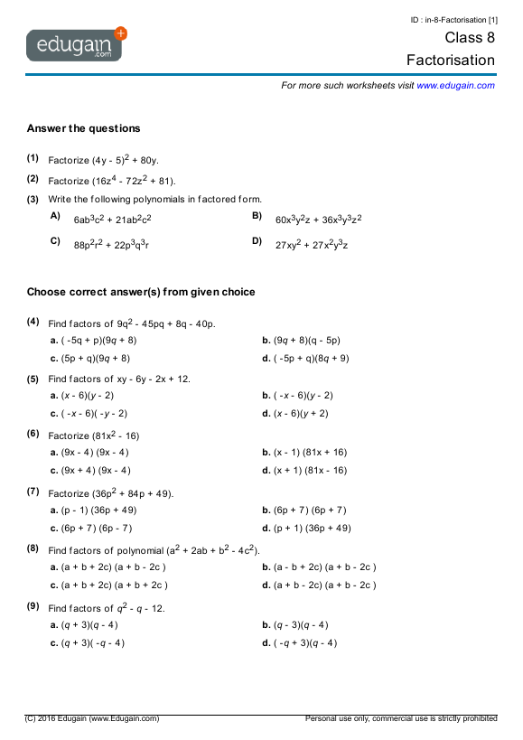 grade-8-math-worksheets-and-problems-factorisation-edugain-uae
